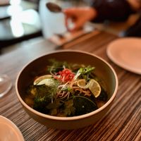 Green chilli eggplant curry  at Bay Hong in Darlinghurst