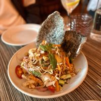 Vegan banana blossom salad  at Bay Hong in Darlinghurst