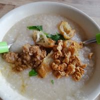 Omnimeat porridge at Daily Green 吉祥素 - Aljunied in Central Singapore