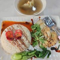 Vegetarian chicken rice at Daily Green 吉祥素 - Aljunied in Central Singapore