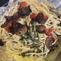 Vegan Lemon Butter Linguine   at Seven Senses in Cookeville