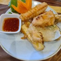 Veg tempura at Simply Thai in Buxton
