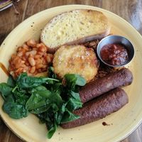 Vegan Big Breakfast (without tomato) at Bach on Breakwater in New Plymouth