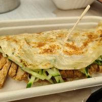 Duck pancake at Woking Amazing in Northcote