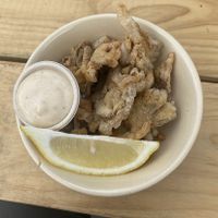 tempura 🦑🍄❤️  at Woking Amazing in Northcote