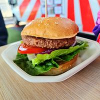 Smoky BBQ Burger, Buds patty. at Woking Amazing in Northcote