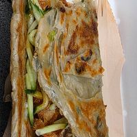 Peking duck pancake at Woking Amazing in Northcote