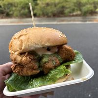 Kyiv King Oyster Mushroom burger 😍😋 so good   at Woking Amazing in Northcote