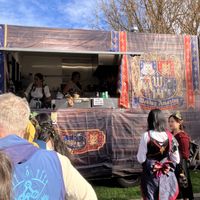 Renfair setup (food was also frikken good that day)  at Woking Amazing in Northcote
