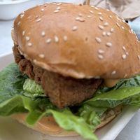 Zingy burger  at Woking Amazing in Northcote