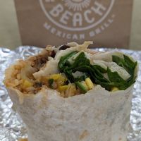 Very Veggie burrito at ORD - Burrito Beach & B Smooth - T3 in Chicago