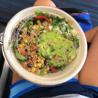 Mexican quinoa salad at ORD - Burrito Beach & B Smooth - T3 in Chicago