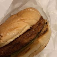 Veggie burger  at Mel's Hot Dogs in Tampa