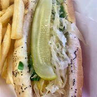 Veggie Dog  at Mel's Hot Dogs in Tampa