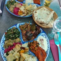 Vegan mezze at Le Cedre in Nantes