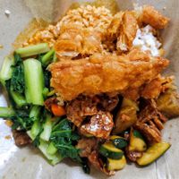 Mixed veggies rice RM4 only at Fo Guang Sri Muda in Shah Alam