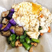 Mixed veggies rice RM4 only at Fo Guang Sri Muda in Shah Alam