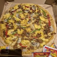 Pizza Vegan Supreme L at LN Fortunate Coffee - Jogja in Yogyakarta