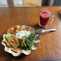 Nice sized meal  at Lusidus in Yogyakarta