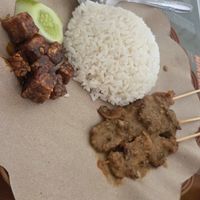 Saytan satay at Lusidus in Yogyakarta