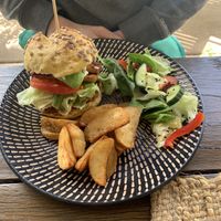 BLT Burger at Diggers Vegie Kitchen in Anglesea