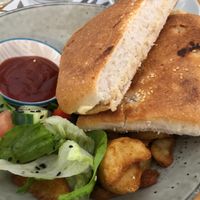 Cheese toastie at Diggers Vegie Kitchen in Anglesea