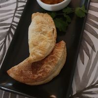 Samosas at Diggers Vegie Kitchen in Anglesea