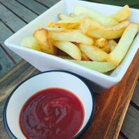 Chips at Diggers Vegie Kitchen in Anglesea
