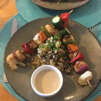 Turkish main course  at Diggers Vegie Kitchen in Anglesea