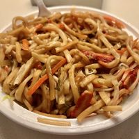 Pork lo mein to-go  at Veggie Heaven in Montclair