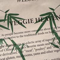   at Veggie Heaven in Montclair