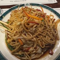 Lo mein   at Veggie Heaven in Montclair