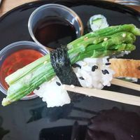 Asparagus Nigiri at Oishii in Aachen