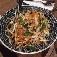 Coleslaw - too sweet for me at Brunswick Mess Hall in Brunswick