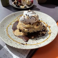 Chocolate pancakes at Mahalo - Hornsgatan in Stockholm