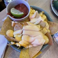 Nachos w cheese sauce  at Mahalo - Hornsgatan in Stockholm