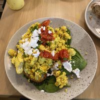 Scrambled egg  at Mahalo - Hornsgatan in Stockholm