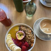 Pitaya bowl with yogi topping  at Mahalo - Hornsgatan in Stockholm