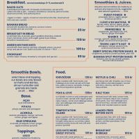 Menu (21/01/2023) at Mahalo - Hornsgatan in Stockholm