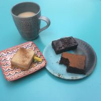 tea and cake what more does one need  at Mahalo - Hornsgatan in Stockholm