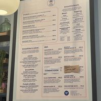 Menu  at Mahalo - Hornsgatan in Stockholm