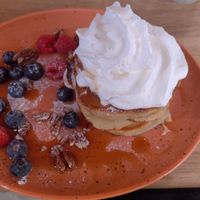 Berry special American pancakes at Mahalo - Hornsgatan in Stockholm