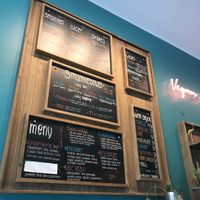 Menu. Most of it is pre made.  at Mahalo - Hornsgatan in Stockholm