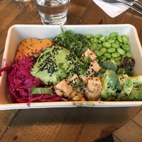 Buddha bowl at Mahalo - Hornsgatan in Stockholm