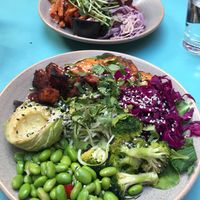 Buddha Bowl was absolute perfection YUMMMMM at Mahalo - Hornsgatan in Stockholm