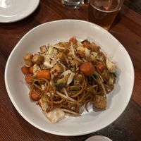 Pan fried noodle  at Blue Toba in Ashland