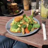 Vegan bruschetta breakfast  at Yogolicious in Livingstone Shire