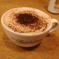 Coconut milk hot chocolate at The Bristolian in Bristol