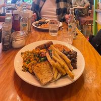 Vegan cooked breakfastt  at The Bristolian in Bristol
