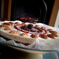Vegan Tofu and Goji Berry Cheesecake. Best cake I've ever tasted. at Matter Wholefoods in Bristol